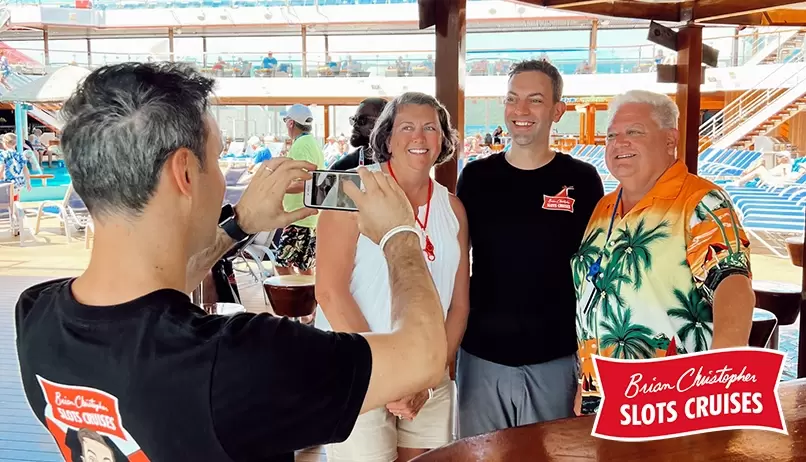 Brian enjoys time at the beach during a Carnival Cruise Line sailing